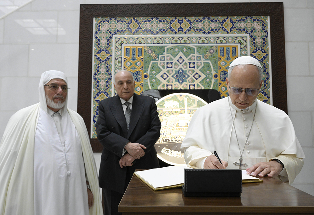 Pope Leo arrives in Algeria preaching harmony, visits mosque | National  Catholic Reporter