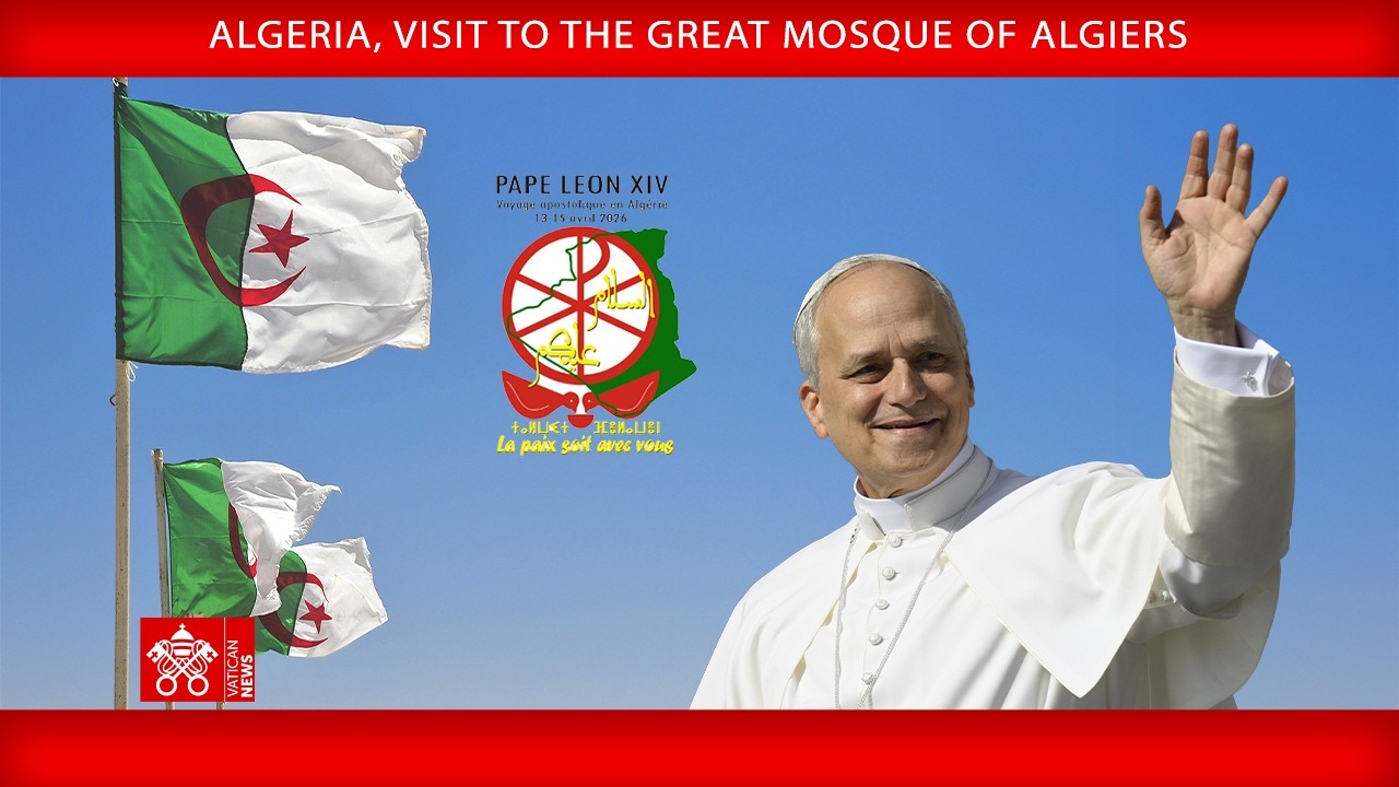 Pope Leo XIV, visit to Great Mosque of Algiers, 13 April 2026