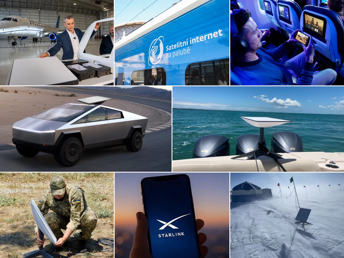 Starlink 终端部署于偏远绿色区域屋顶