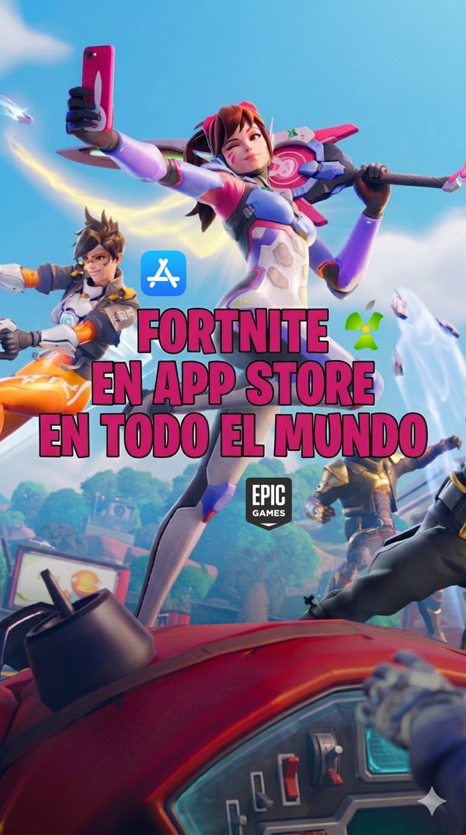 Fortnite重返App Store宣传图