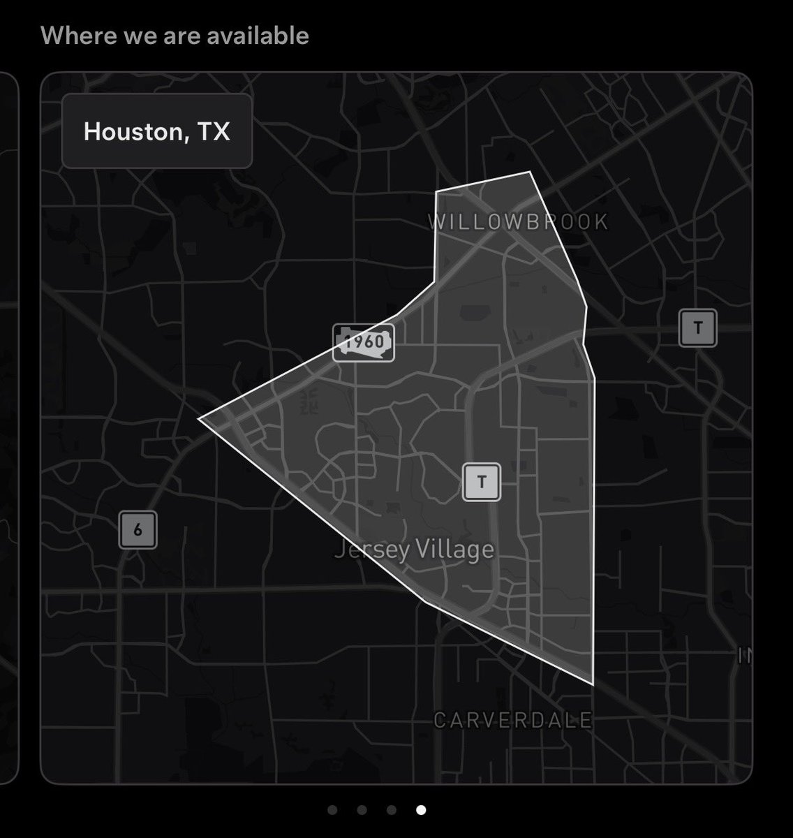 达拉斯与休斯顿Robotaxi地理围栏地图