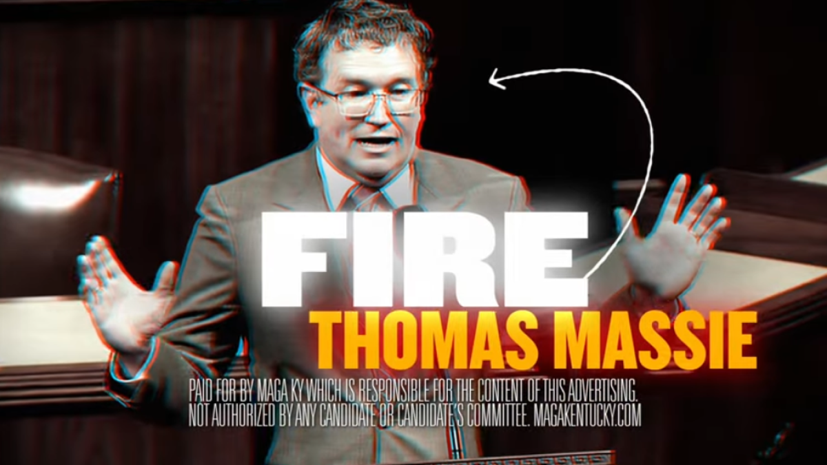 Trump-backed PAC airs ads blasting Massie over policy disagreements