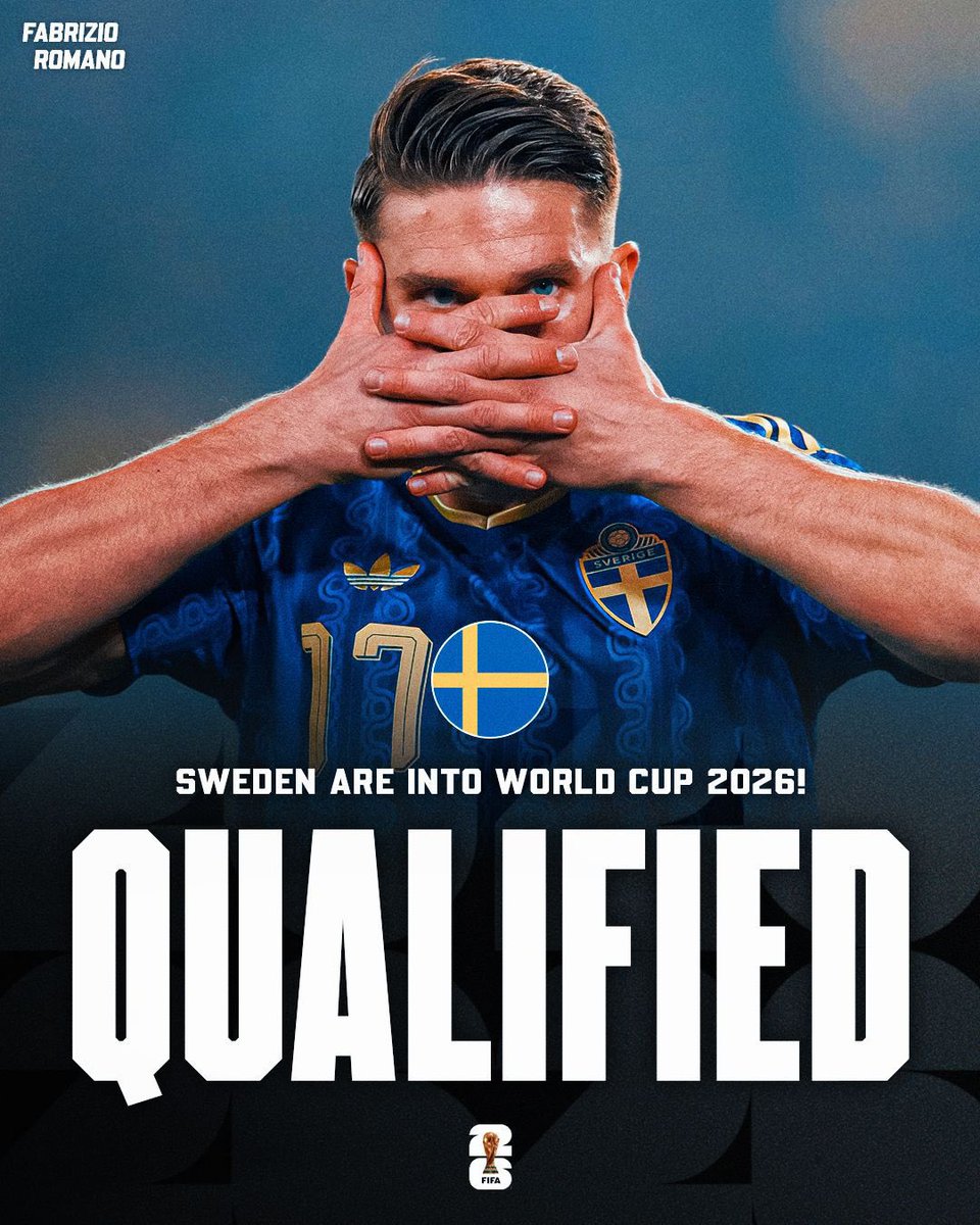 法布里齐奥·罗马诺官方确认瑞典晋级