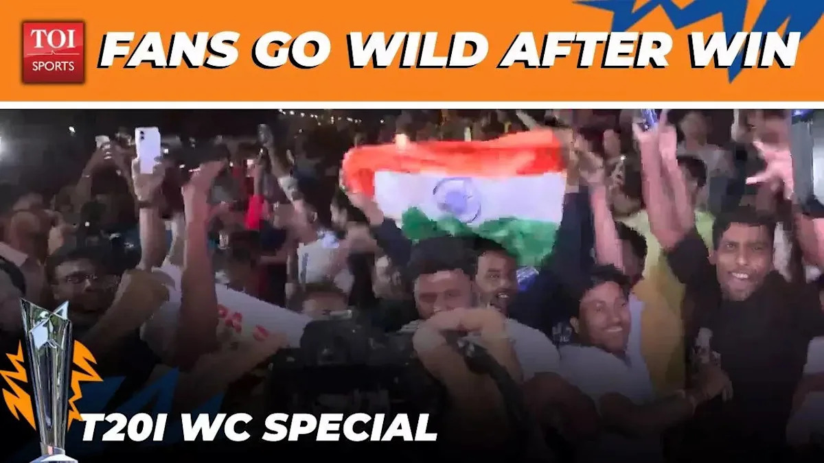 “Holi ki double khushi ho gayi“ India fans erupt after win against England | T20 World Cup