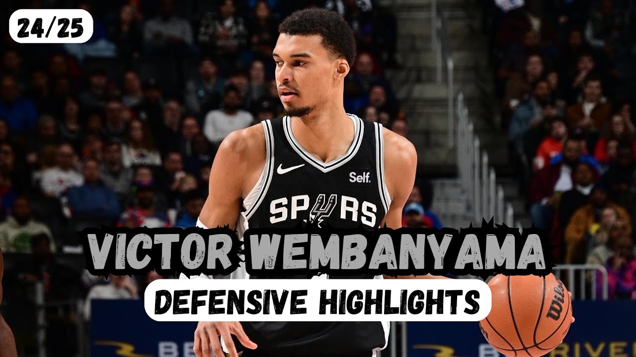 Victor Wembanyama - 24/25 Defensive Highlights