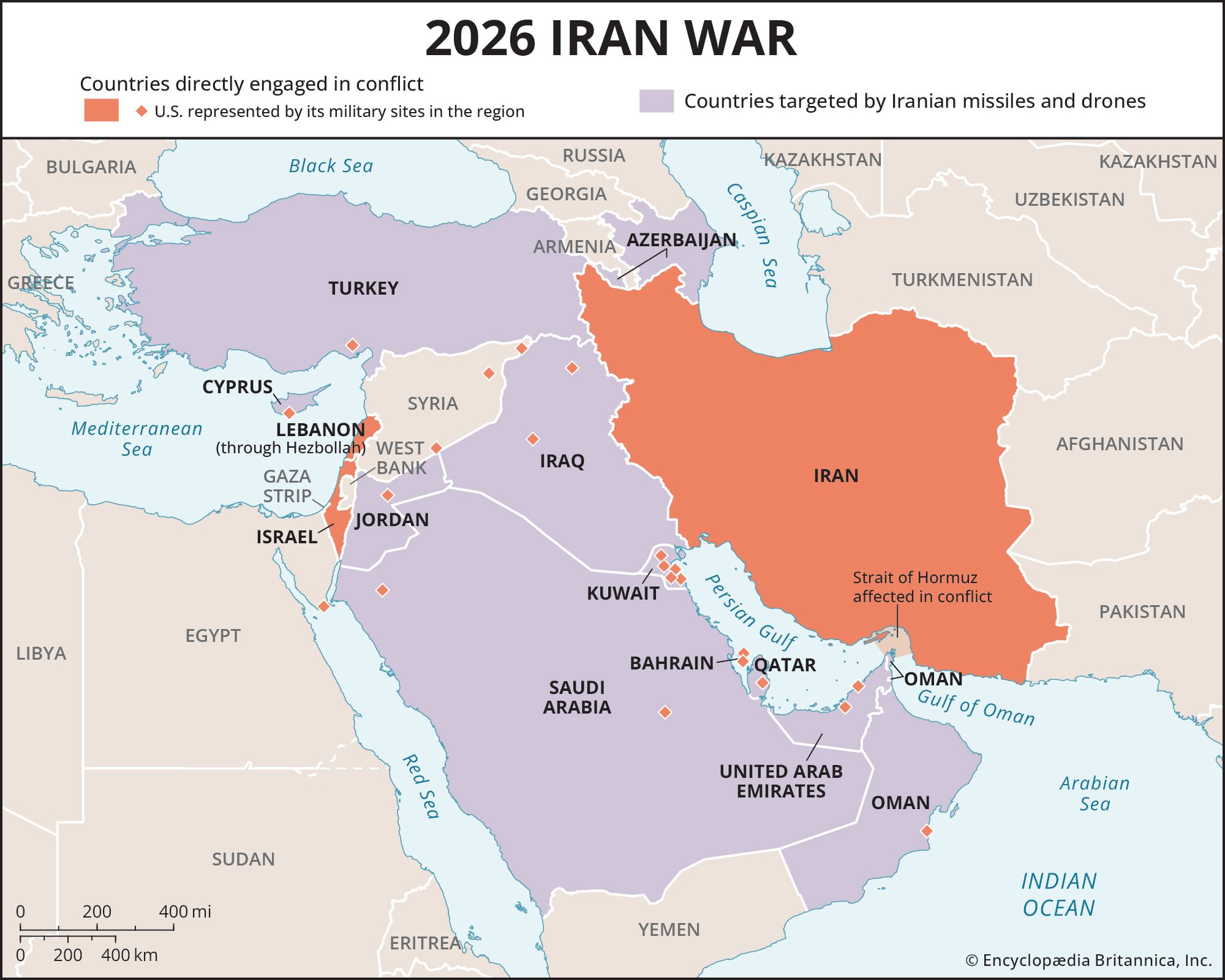 2026 Iran War | Explained, United States, Israel, Strait of Hormuz, Map, &  Conflict | Britannica