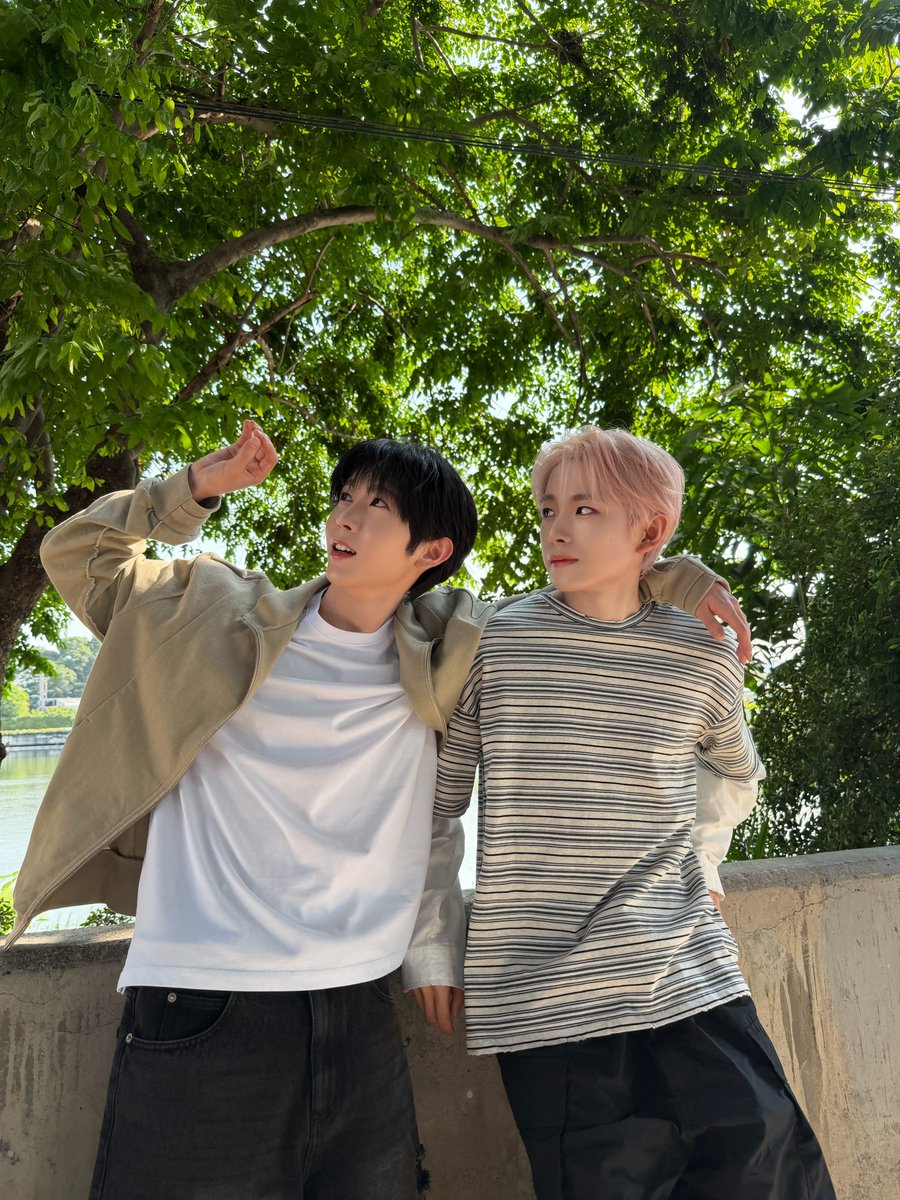 YUSHI和RYO的绿意照刷屏了？！NCT WISH这波预热要直接上天？