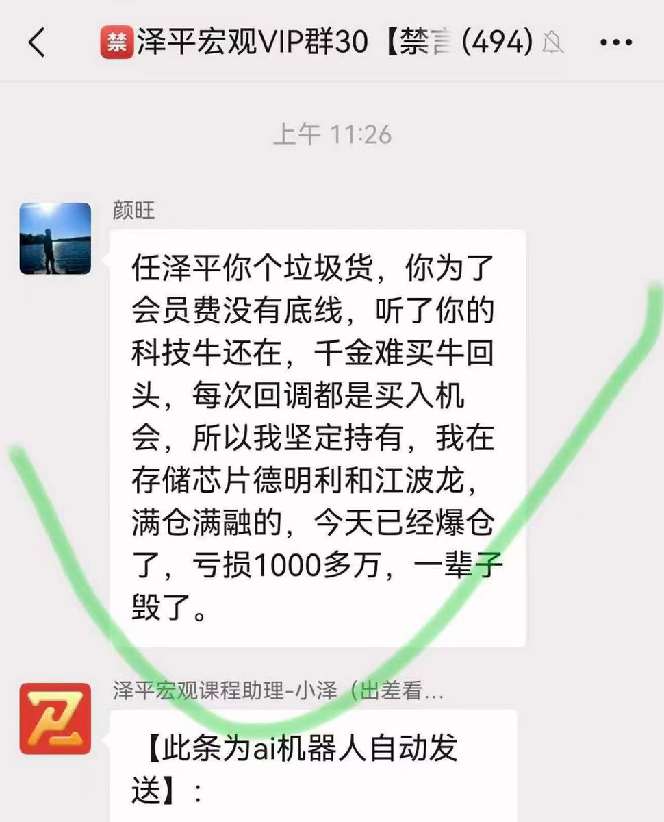任泽平2980元群科技回调现场