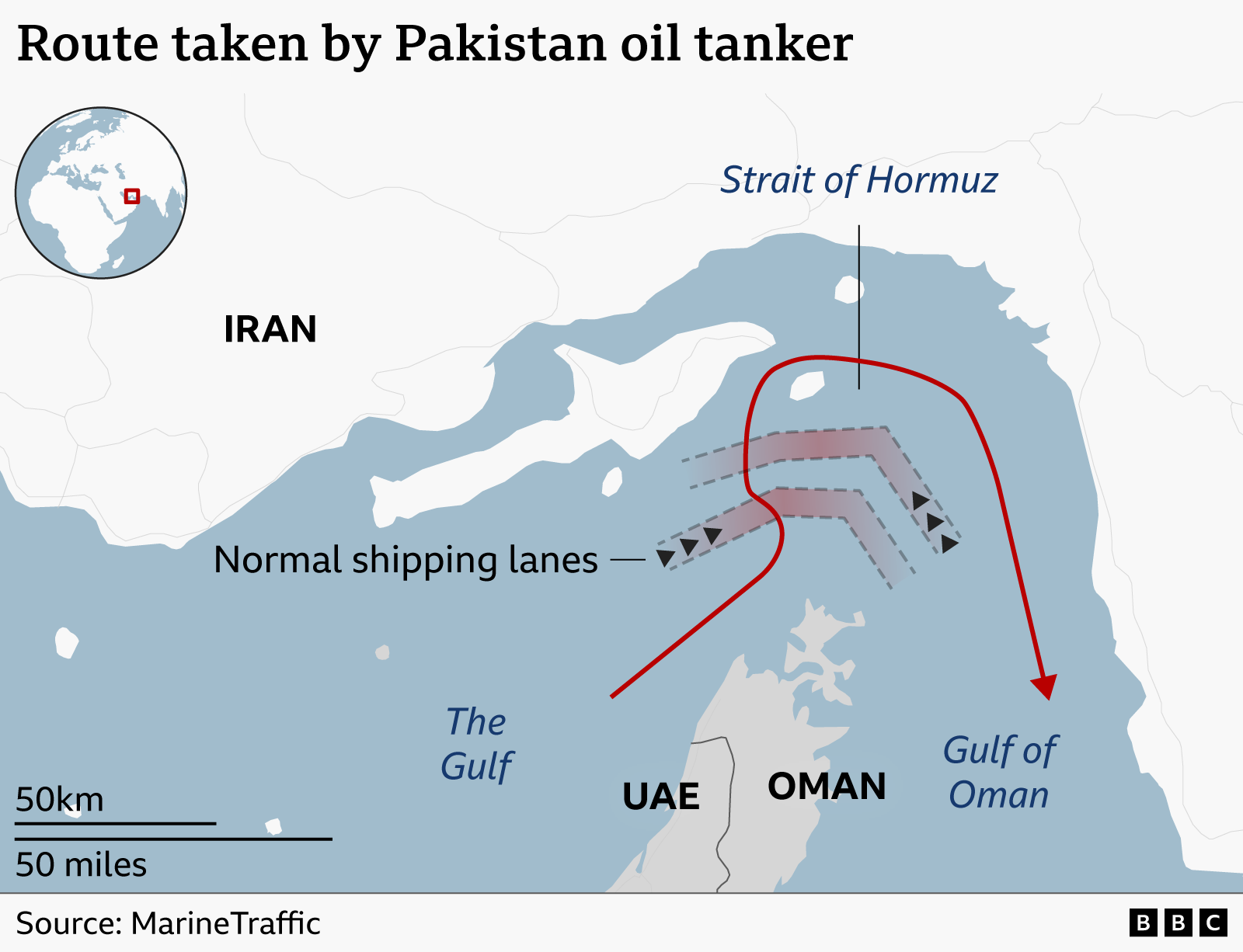 Strait of Hormuz: Which ships are passing through? - BBC News