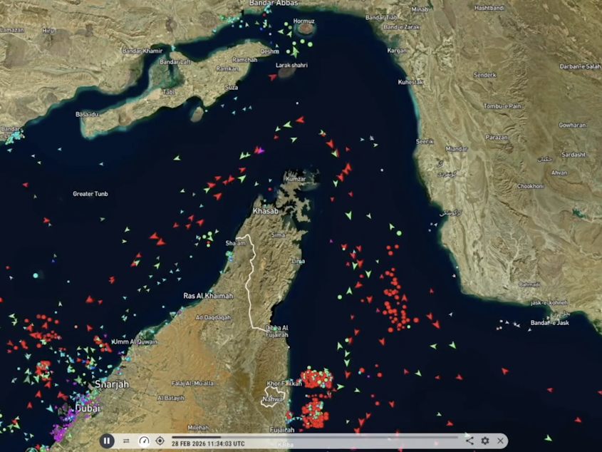 KUOW - WATCH: How traffic dried up in the Strait of Hormuz since the Iran  war began