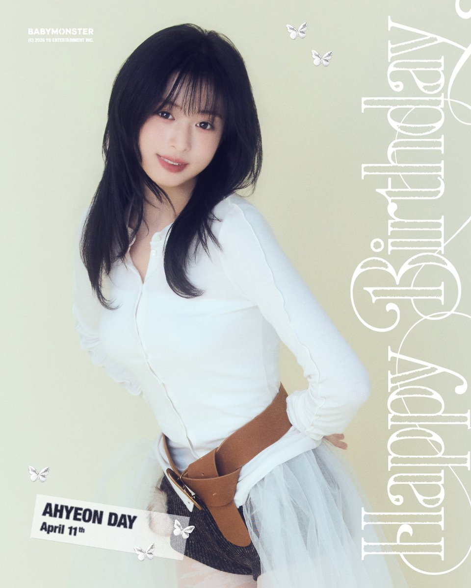 BABYMONSTER AHYEON生日海报