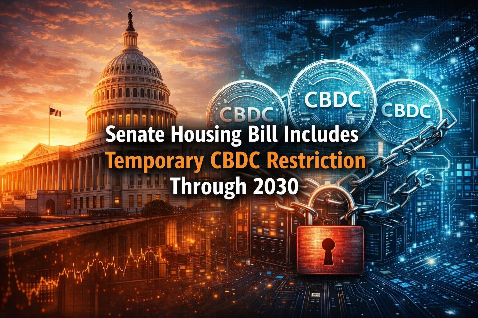 Senate Housing Bill Includes Temporary CBDC Restriction Through 2030 - News ₿ytes | Byte Federal