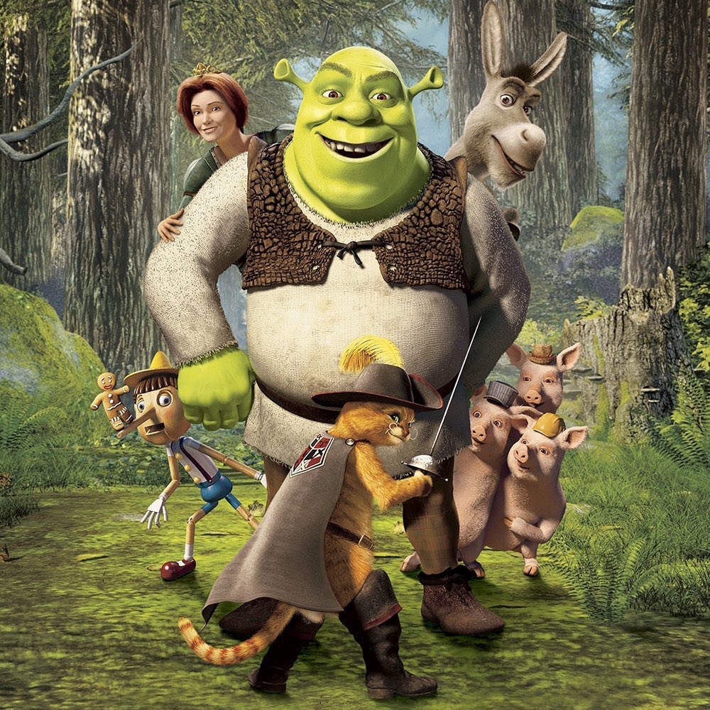 经典Shrek全家福