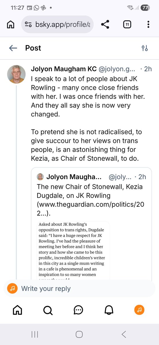 J.K.罗琳的X帖子配图