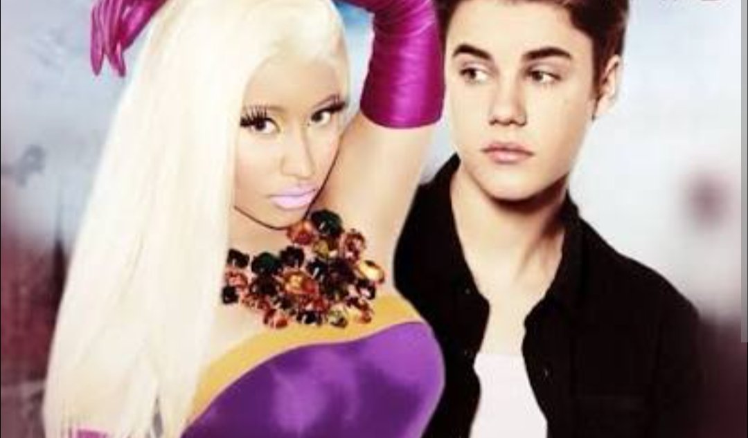 Justin Bieber与Nicki Minaj经典合作画面