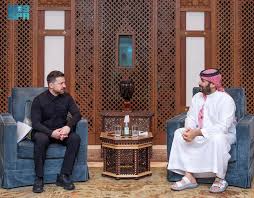 Mohammed bin Salman, Zelenskyy Discuss Regional Developments, Ukraine  Crisis in Jeddah