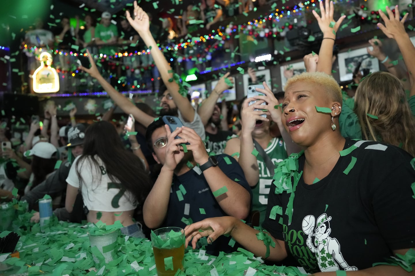 Celtics fans' spirits high before Game 5 at TD Garden