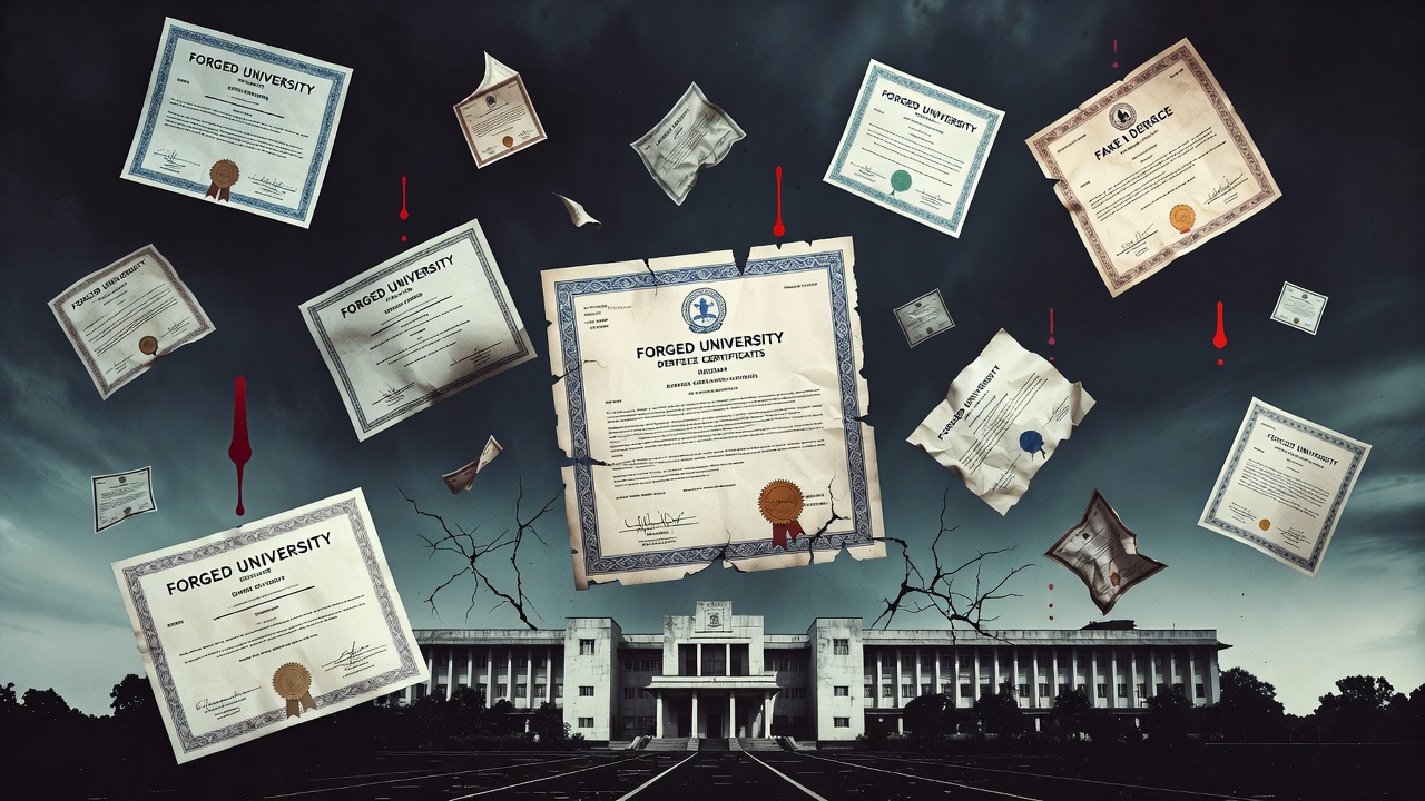 印度大学假文凭丑闻大规模曝光