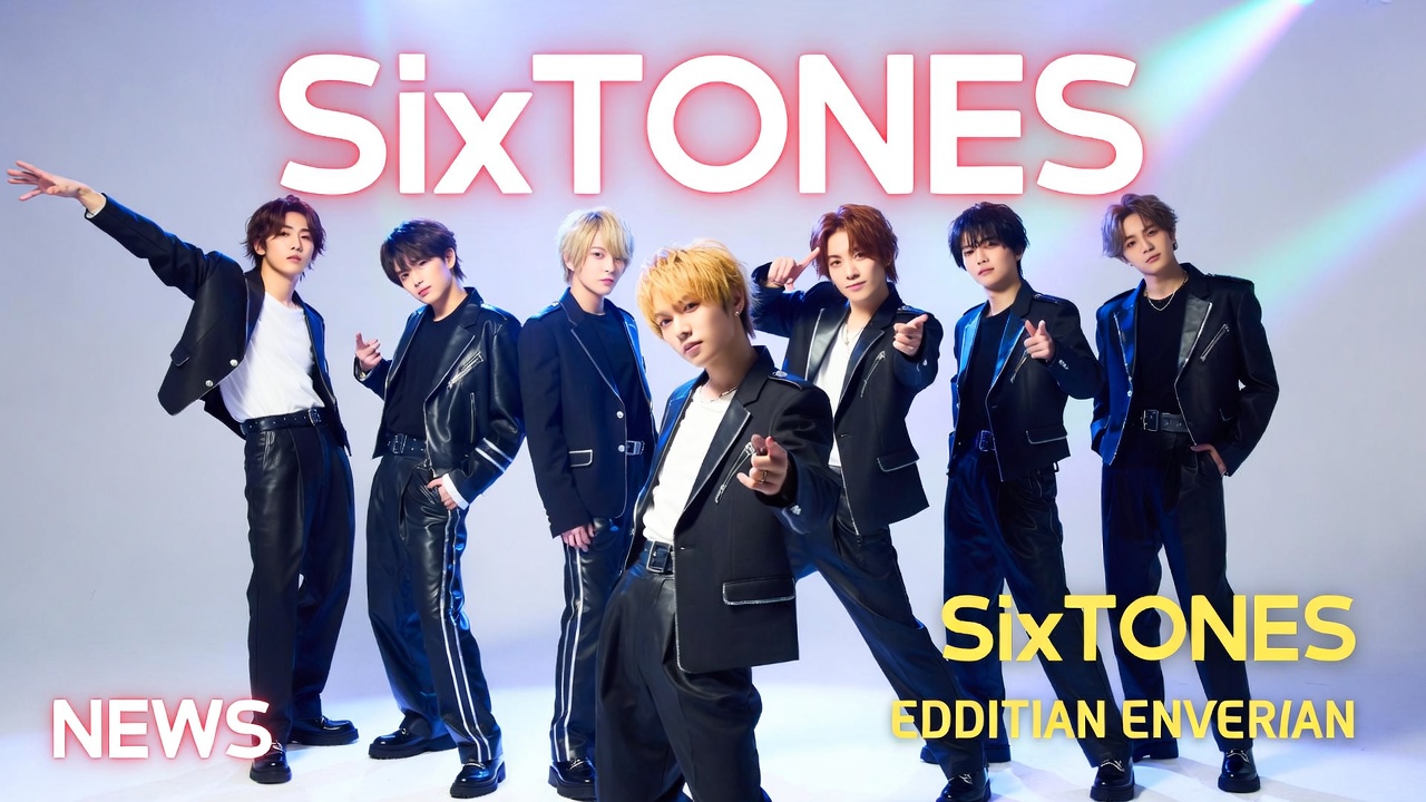 日本男团SixTONES周年话题登顶 日本男团SixTONES周年话题登顶