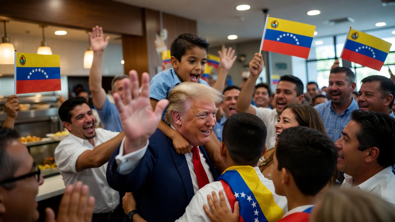 特朗普突访佛州委内瑞拉餐厅：美国西半球权力投射的象征行动