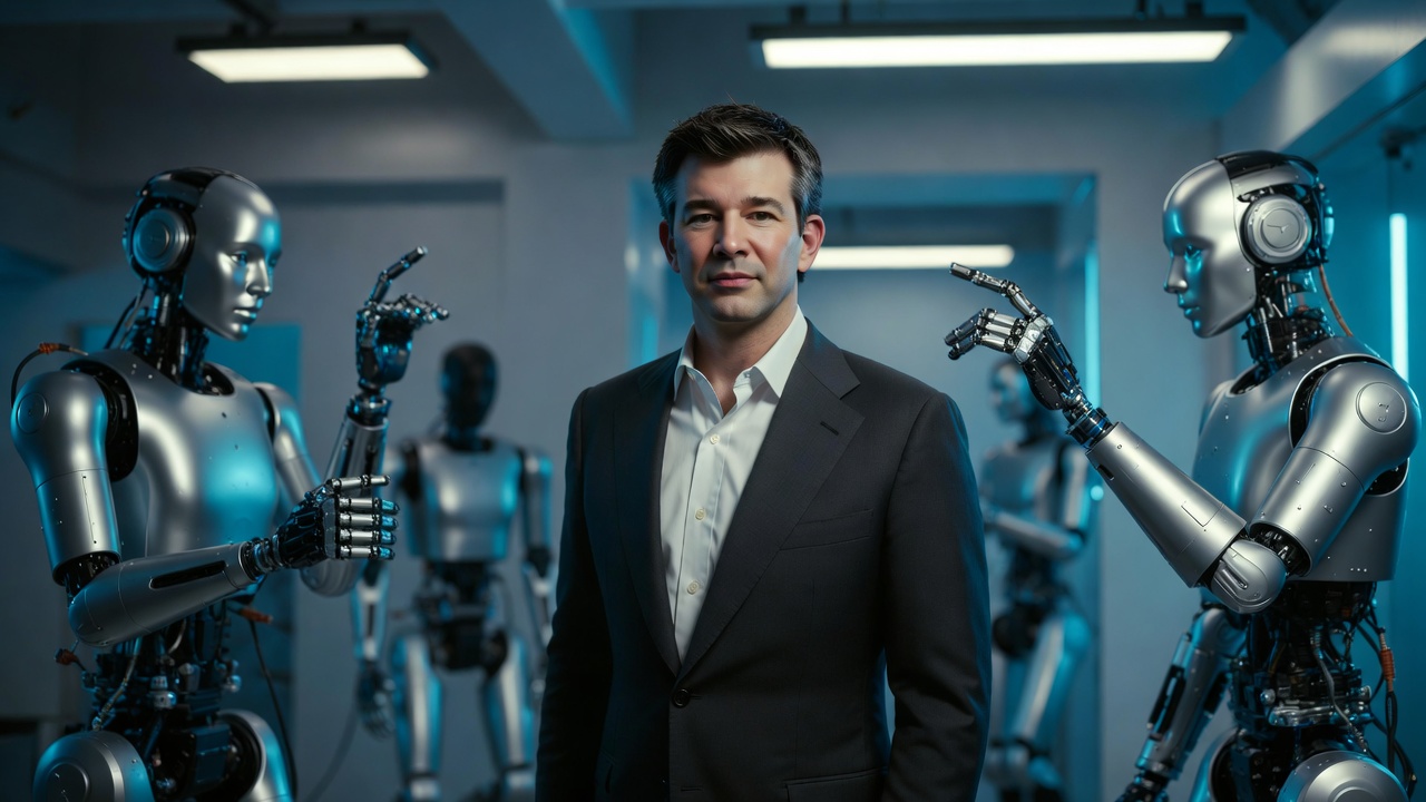 Uber创始人Kal anick转向机器人公司开发