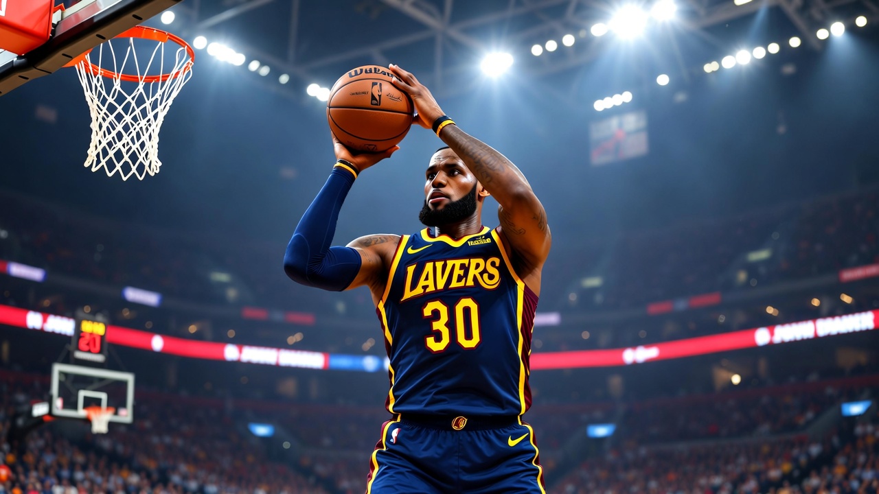 勒布朗·詹姆斯41岁砍30分创NBA历史投篮纪录