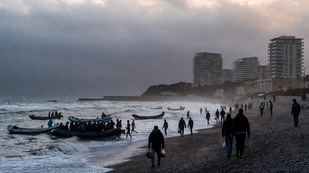 英国6天891名小船移民抵达