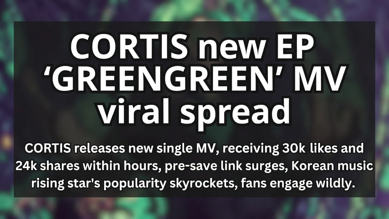 CORTIS新EP《GREENGREEN》MV病毒传播