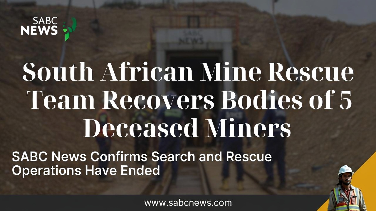南非矿井救援队寻回5名遇难矿工遗体