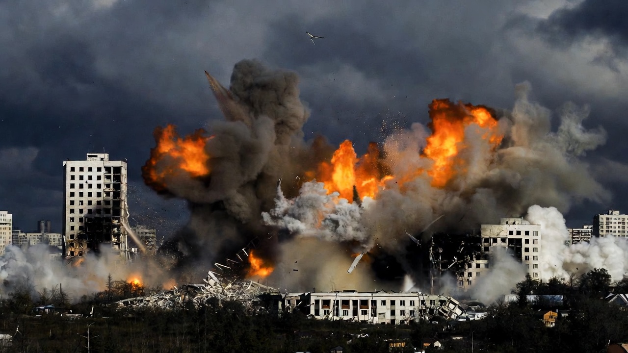 俄罗斯对乌克兰实施大规模真空炸弹袭击