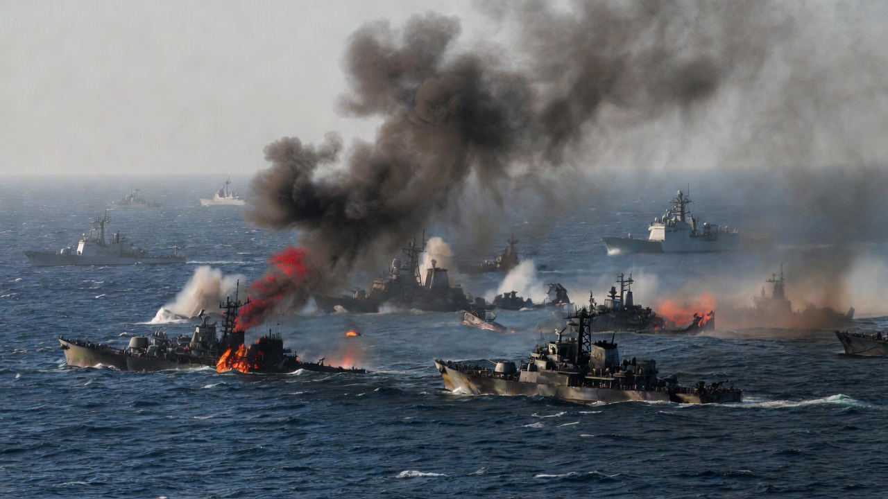 美军击沉伊朗多艘战舰 特朗普称其海军已灭