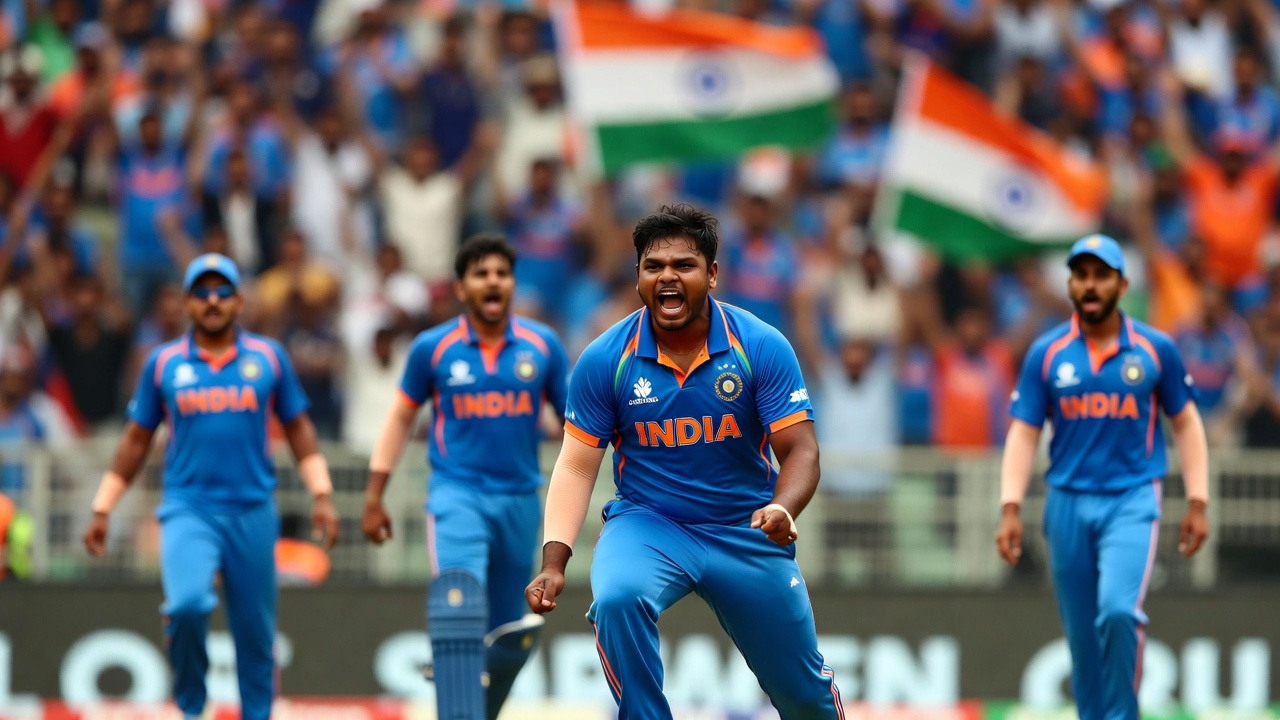 印度队闯入T20世界杯决赛 将战新西兰