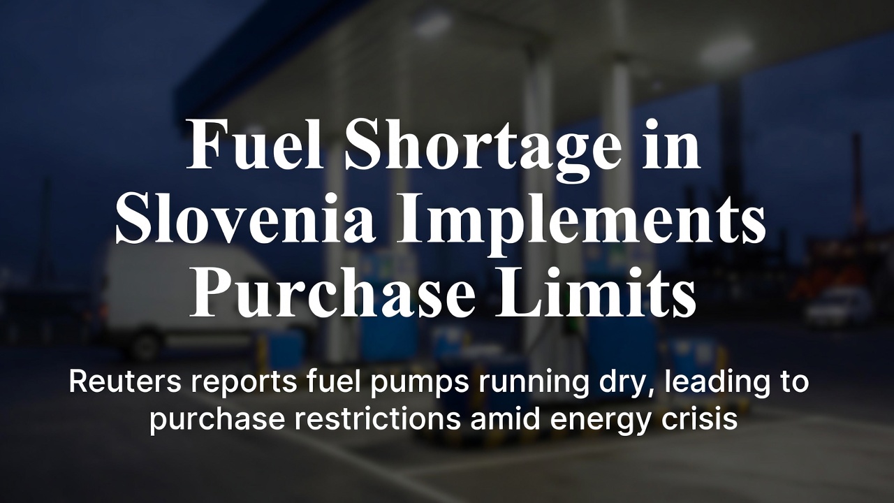 斯洛文尼亚燃料短缺实施限购
