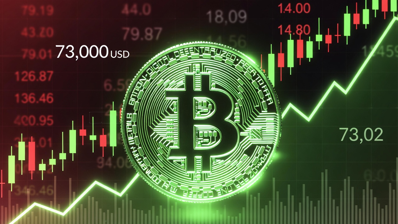 比特币破7.3万美元股市期货转绿