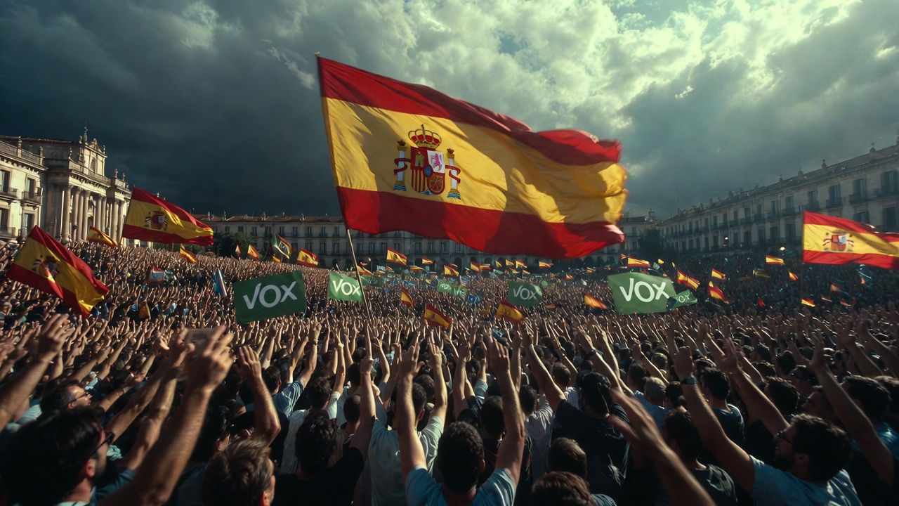 西班牙VOX党集会获海量支持