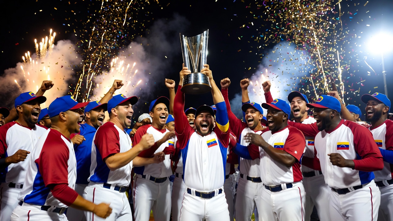 委内瑞拉首夺WBC冠军 全球棒球界沸腾