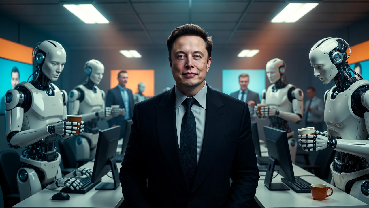 马斯克代理AI视频百万互动：自主智能冲击行业颠覆边缘