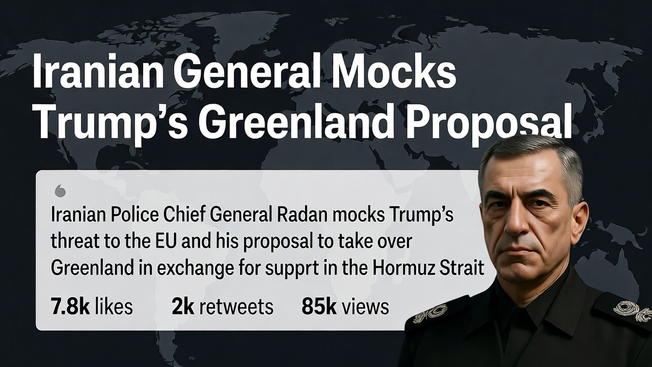 伊朗将军嘲讽特朗普格陵兰提议