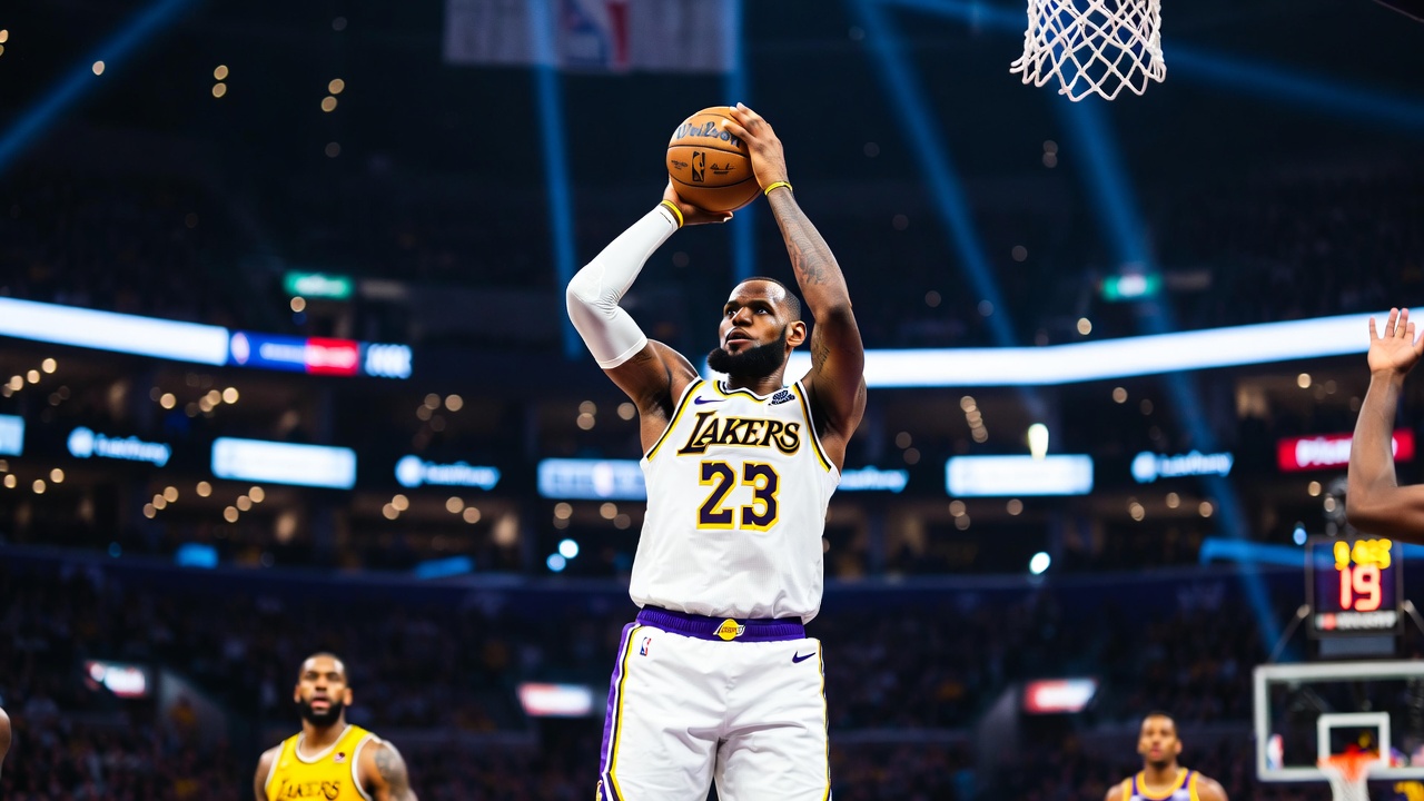 勒布朗·詹姆斯打破NBA历史投篮命中数纪录