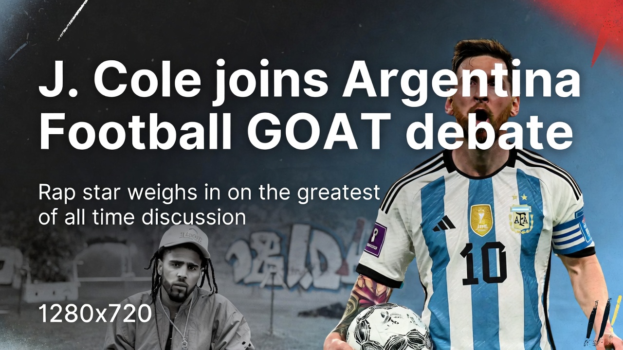 J. Cole 史诗级rap绝杀！阿根廷足球GOAT辩论瞬间引爆全球球迷狂潮