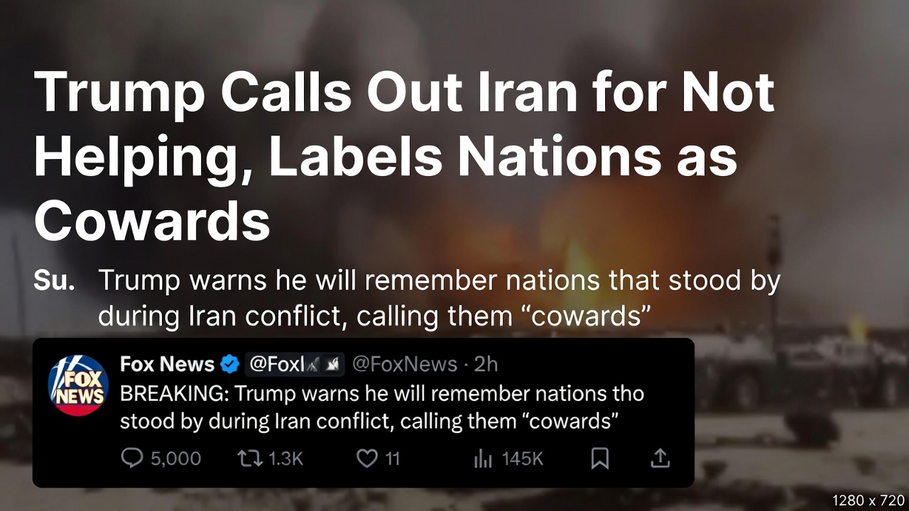 特朗普斥责北约“懦夫”:伊朗冲突中霍尔木兹海峡危机下的权力博弈 特朗普斥责北约“懦夫”:伊朗冲突中霍尔木兹海峡危机下的权力博弈