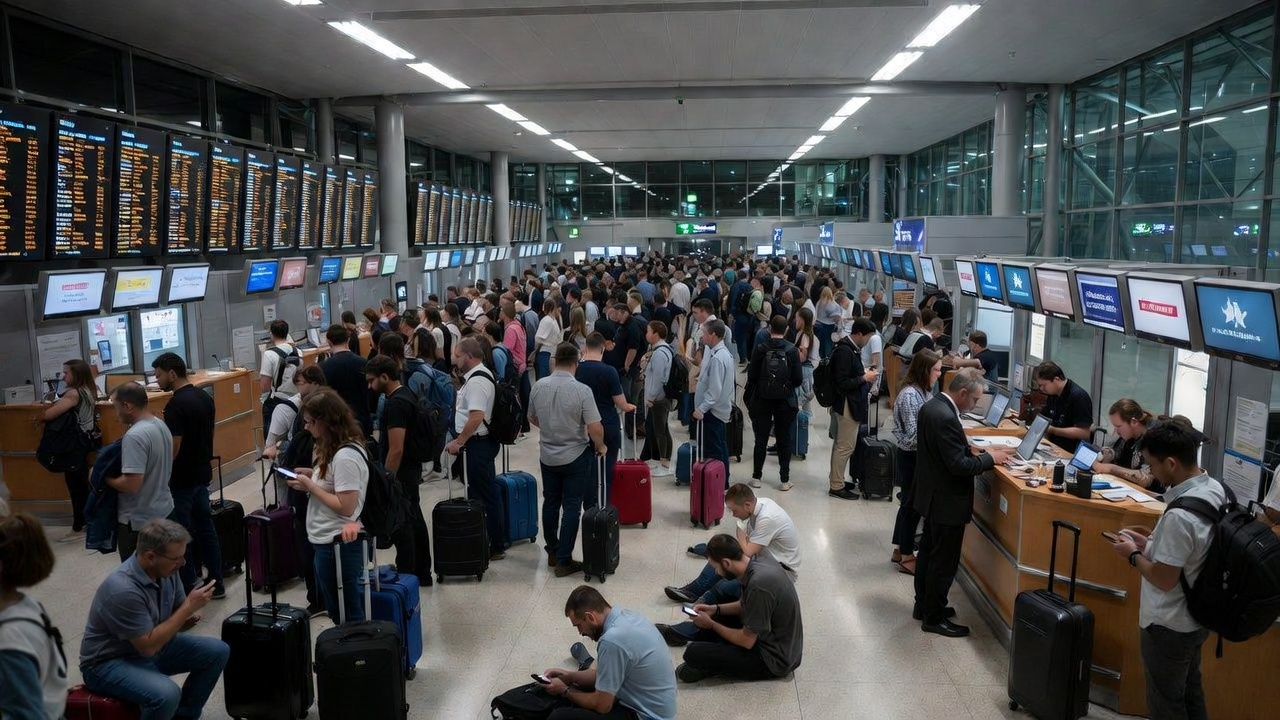 长队里的春假煎熬：美国机场延误潮中那些被耽误的家庭梦想