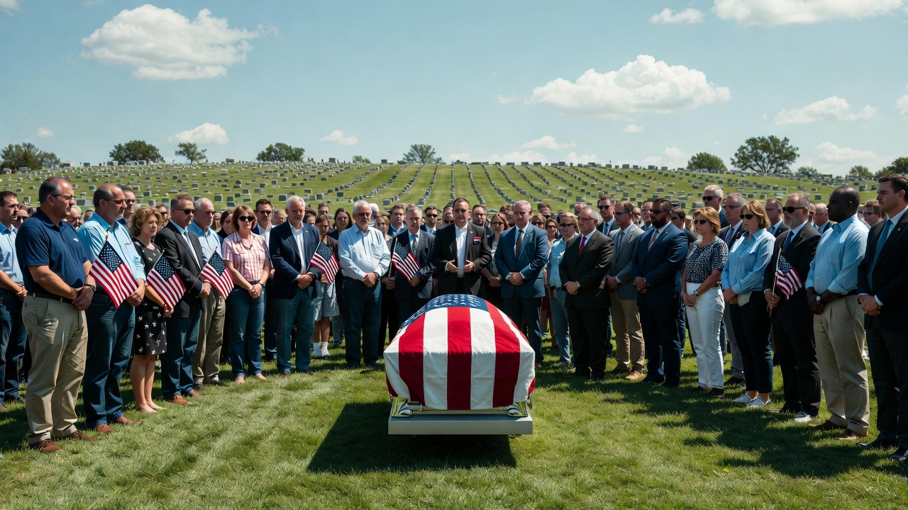 纳什维尔老兵葬礼数百民众送别