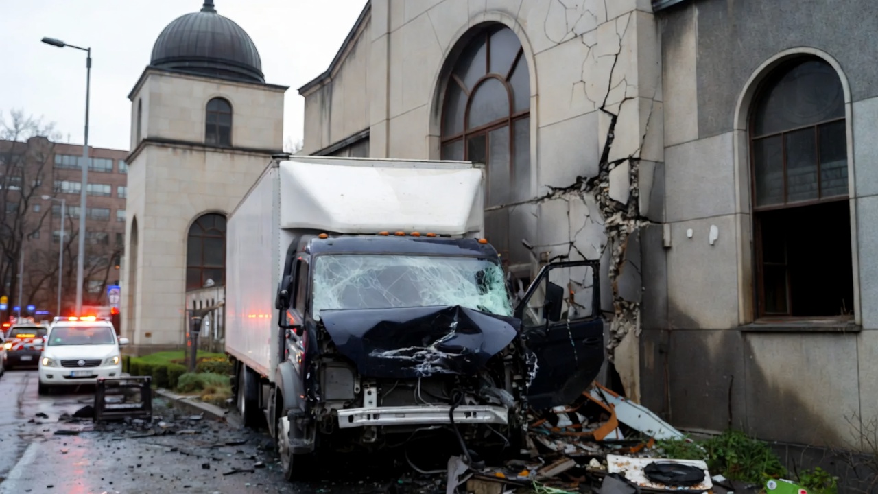 密歇根犹太会堂遭卡车袭击