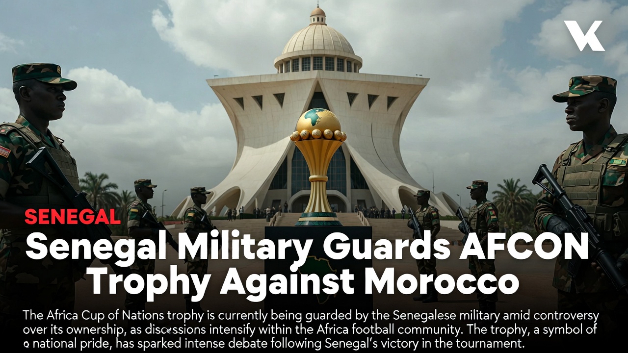 塞内加尔军方守护AFCON奖杯争议