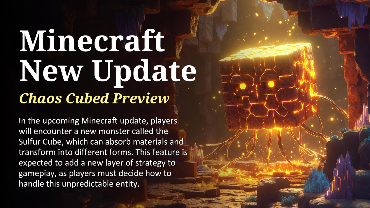 Minecraft新更新Chaos Cubed预告