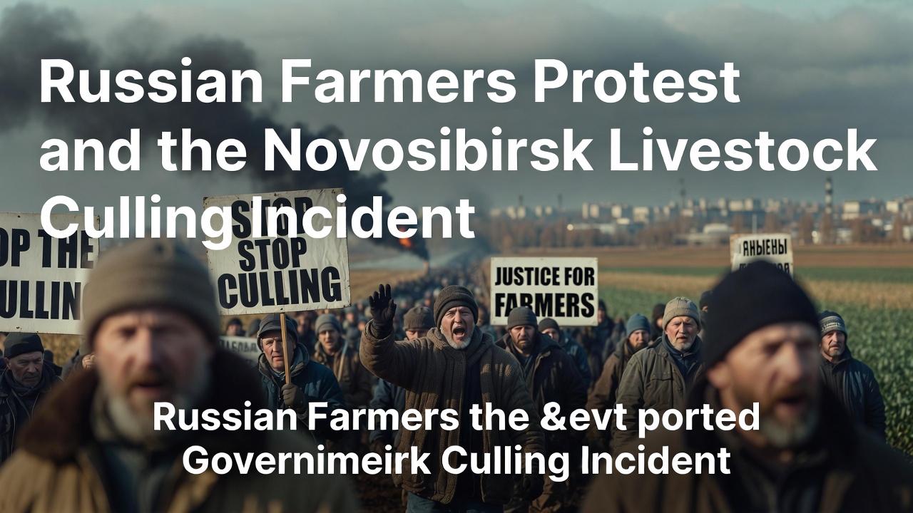 俄罗斯农民抗议与新西伯利亚牲畜扑杀事件 俄罗斯农民抗议与新西伯利亚牲畜扑杀事件