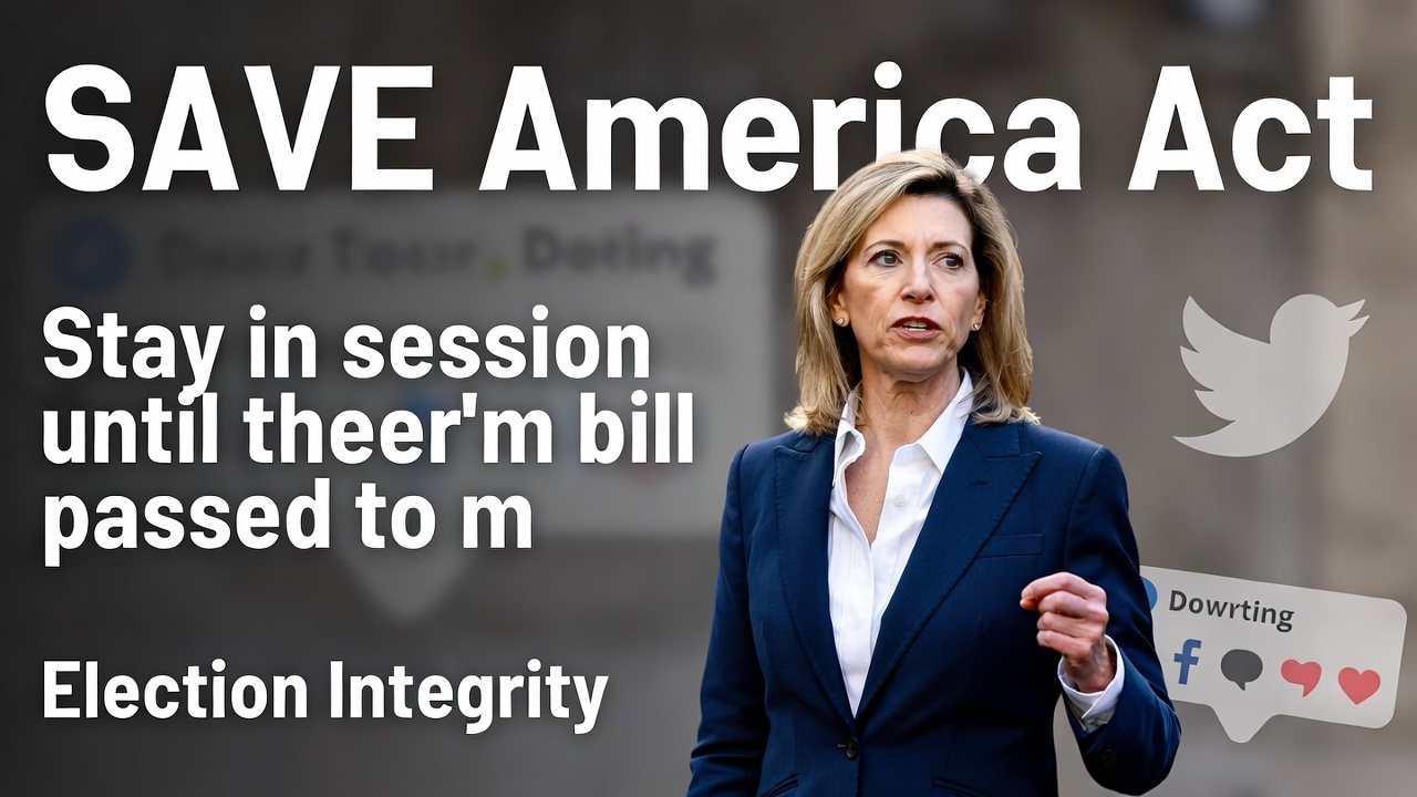 美议员敦促参议院通过SAVE America Act 美议员敦促参议院通过SAVE America Act